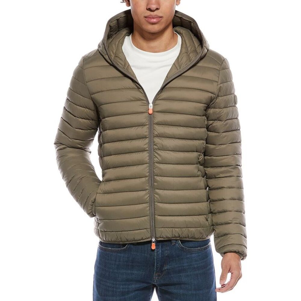Save The Duck Mens  Danielle Puffer Jacket, Green